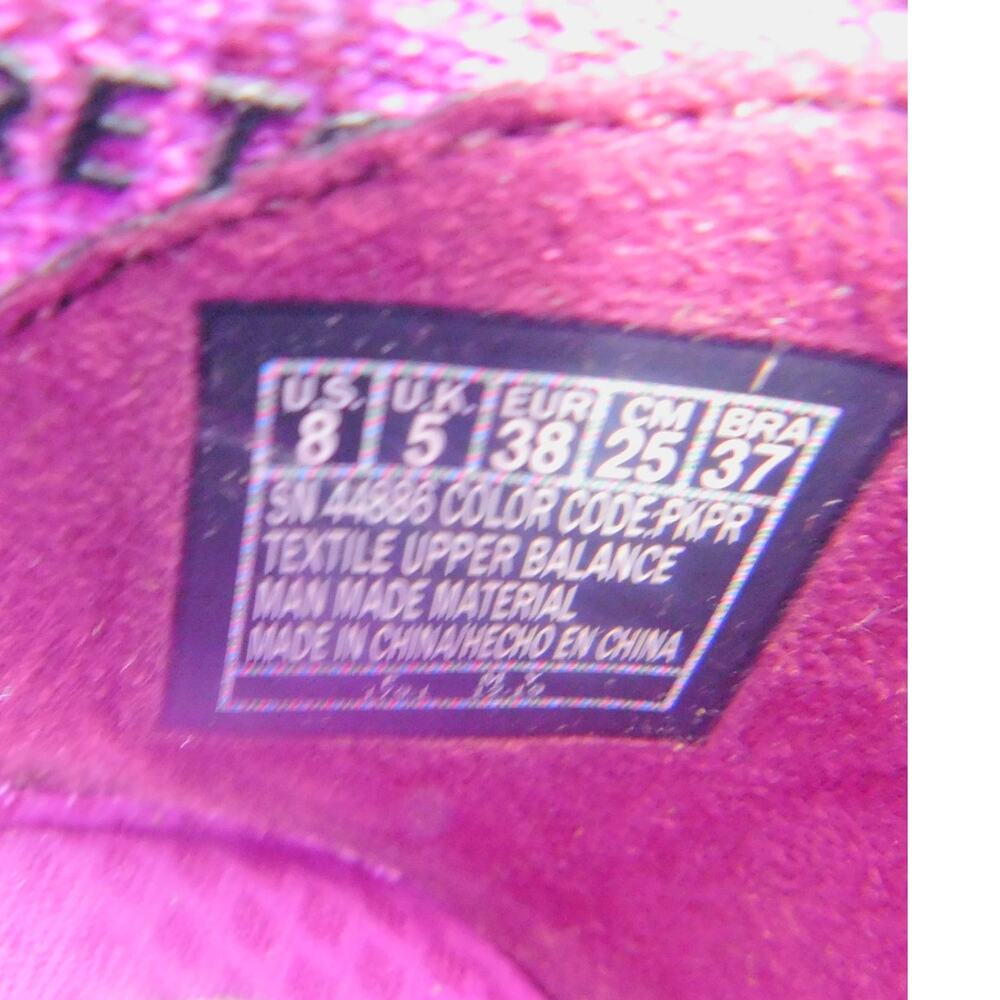 Sketcher Womens Air Cooled Memory Foam Flat Shoe Pink Animal Print Shoe - Size 8 - Picture 8 of 11